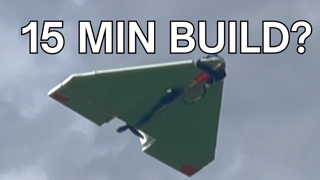 15 MINUTE RC WING Build | 250g