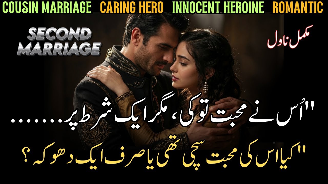 Cousin Second Marriage With Innocent Heroine | Romantic & Caring Hero | Complete Audio Novel