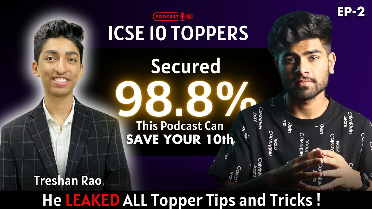**ICSE Toppers Tips & Tricks Leaked** | ICSE Class 10 98.8% Strategy | ICSE 2025