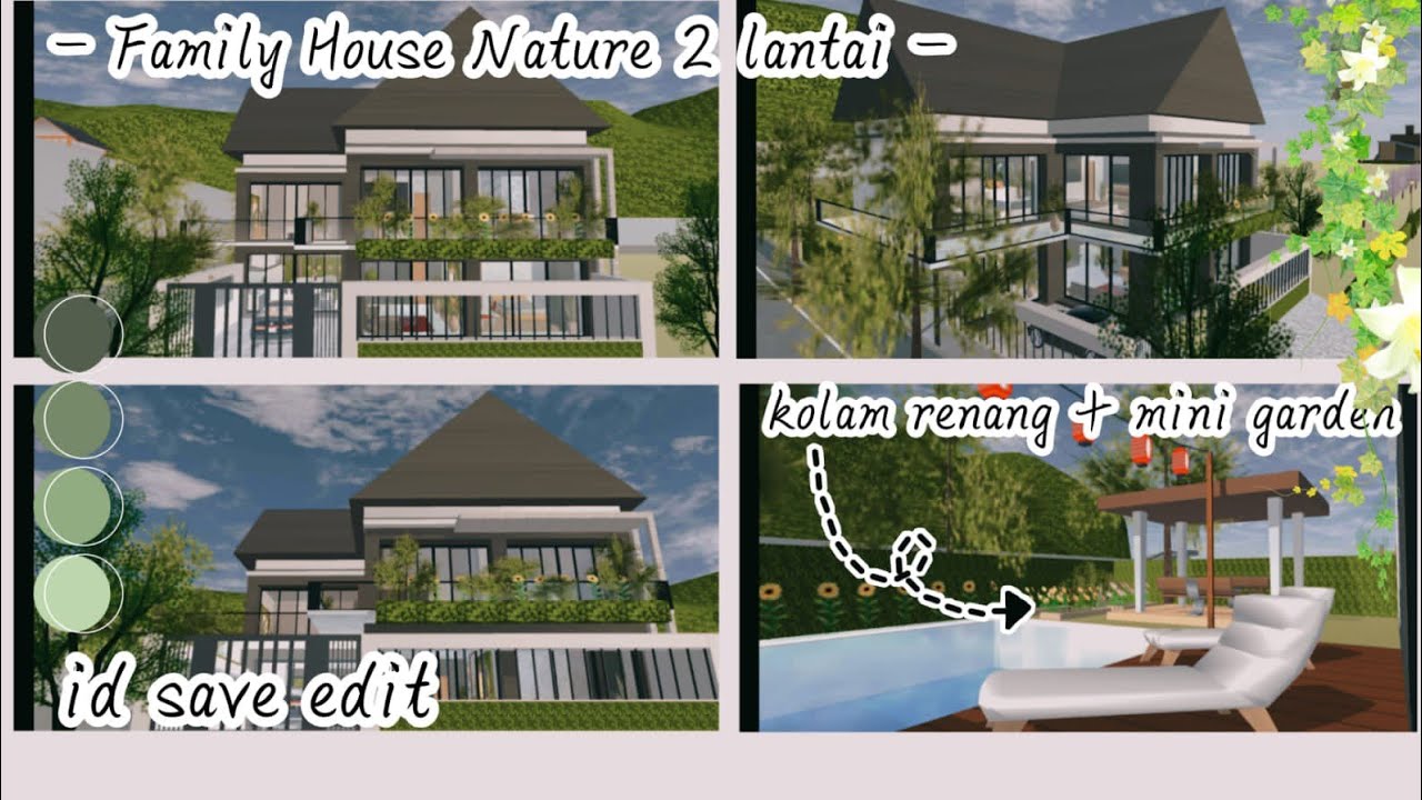 Family house nature 2 lantai[Id bisa di Sv+edit]sakura school simulator