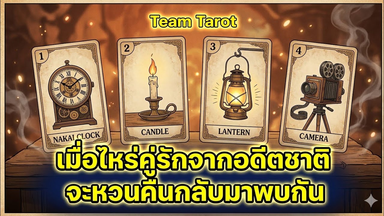 เมื่อไหร่จะเจอคนรักจากอดีตชาติ ☺️🙏 (สัญญาณถึงคนโสด) Pick A Card คนที่พบคลิปมักมีคู่จากชาติที่แล้ว