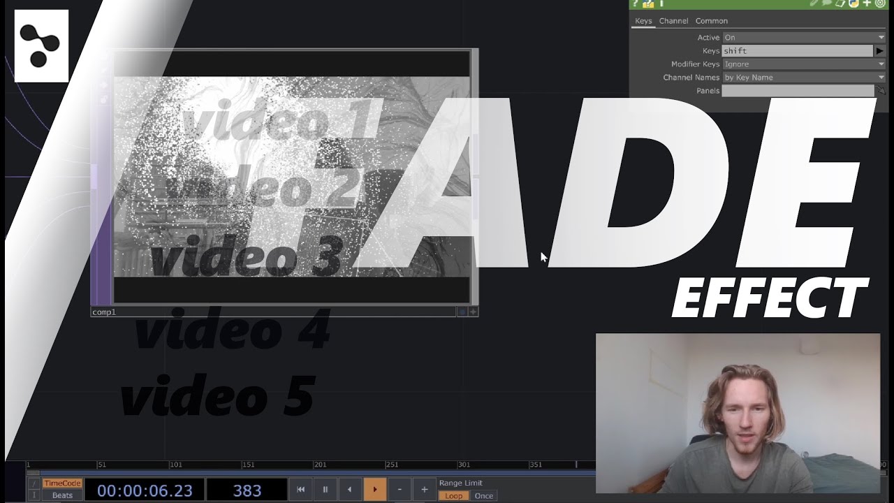 switch or fade videos - touchdesigner tutorial