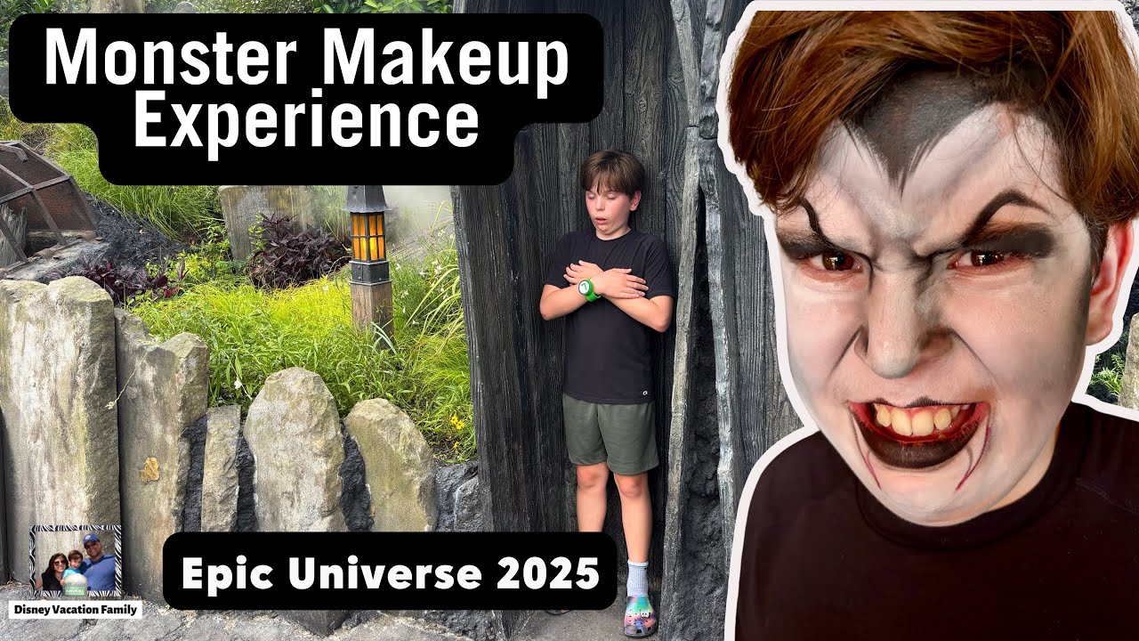 Darkmoor Monster Makeup Experience at Epic Universe, Orlando 2025
