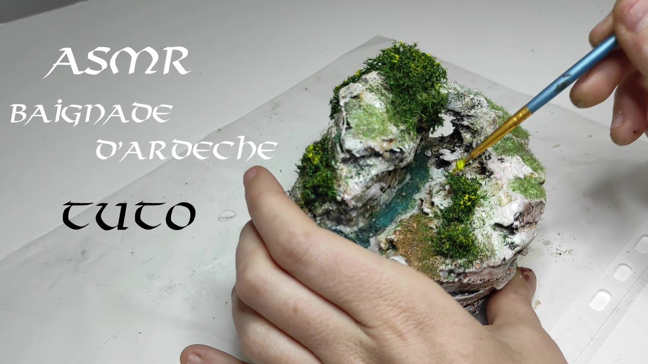 ASMR diorama nature rivière