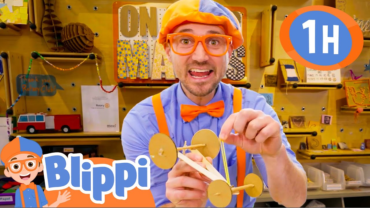MOXI Museum | 1 HOUR BEST OF BLIPPI | Full Episodes | Educational Videos for Kids | Blippi Toys