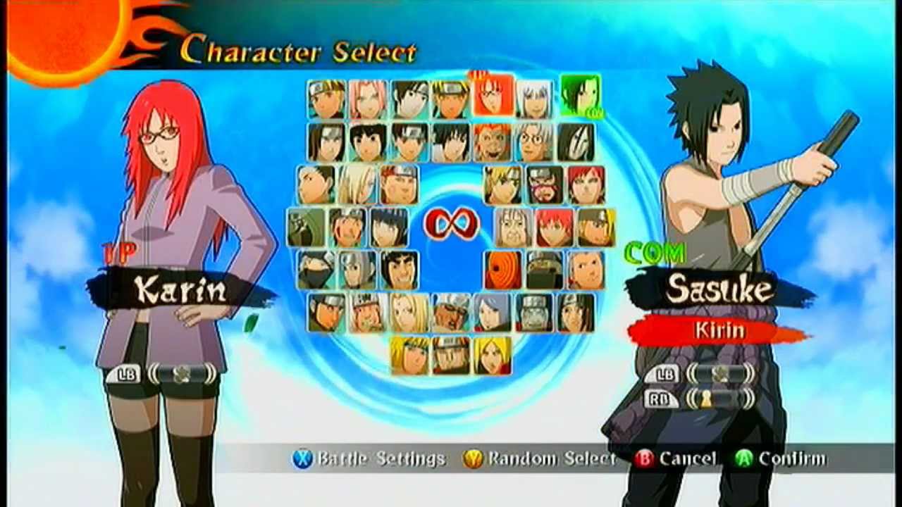 Naruto Storm 2 All Characters