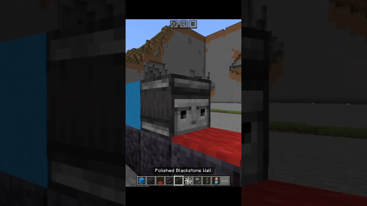 Thomas Train 🚂 Build in Minecraft #shorts