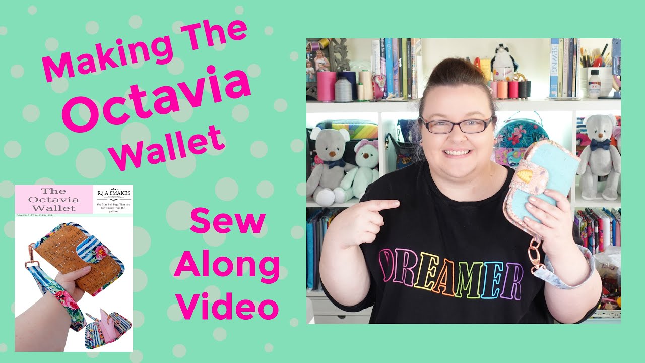 Making The Octavia Wallet By RJAFMAKES #Bagmaking #sewing #UKsewing #sewingstreet