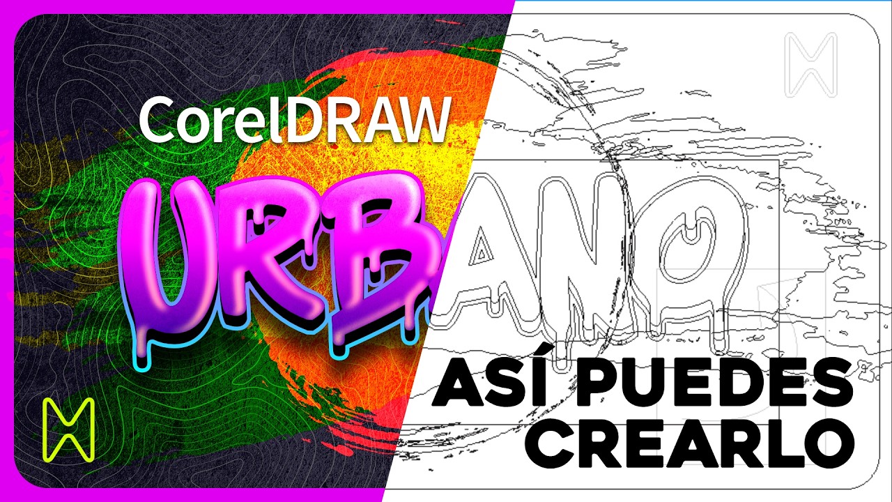 Crea un TEXTO URBANO en ArtiMaña CorelDRAW 2024