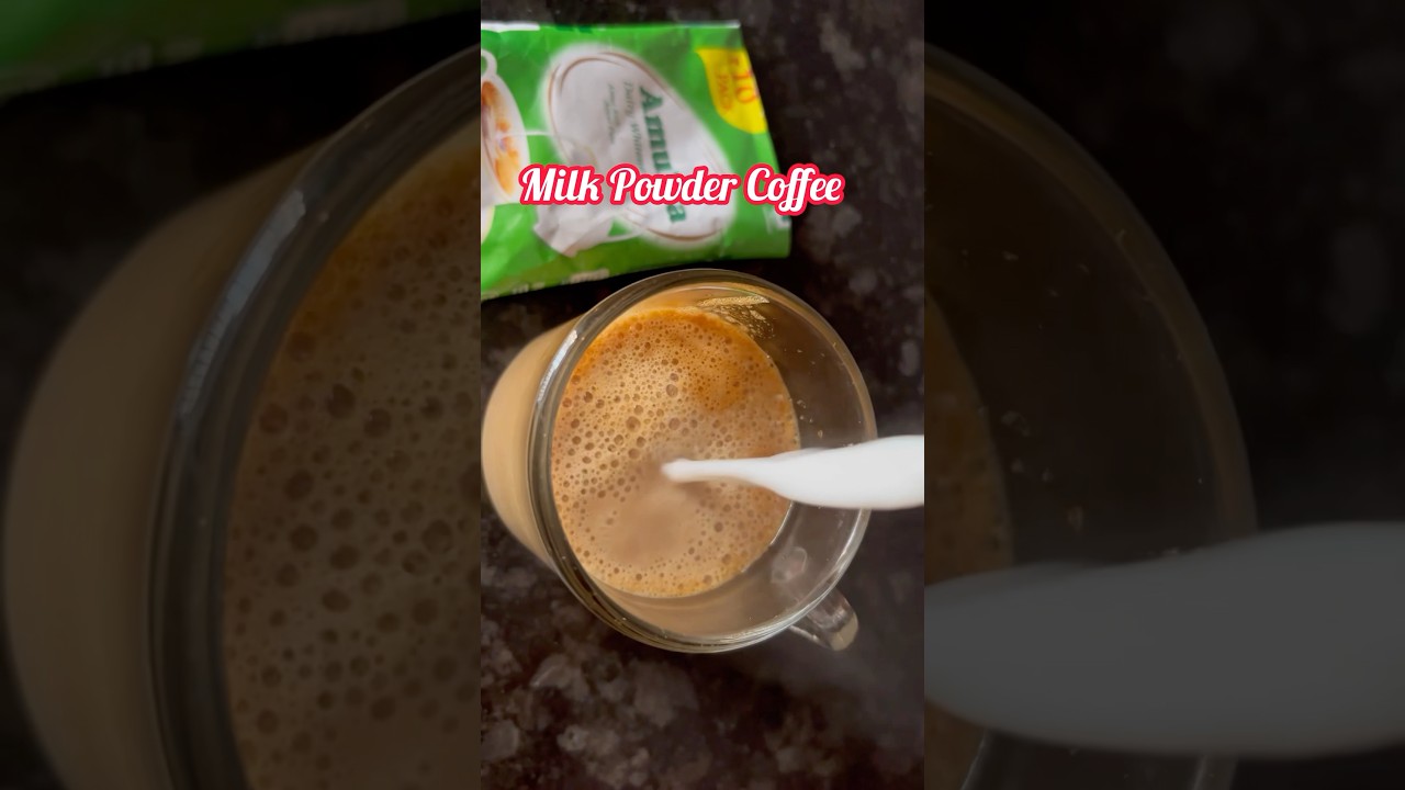 Milk Powder Coffee #shorts #shortsfeed #milkpowderrecipes #milkpowdercoffee