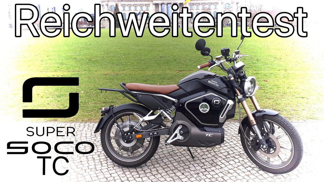 Super SOCO TC : der ultimative Reichweitentest