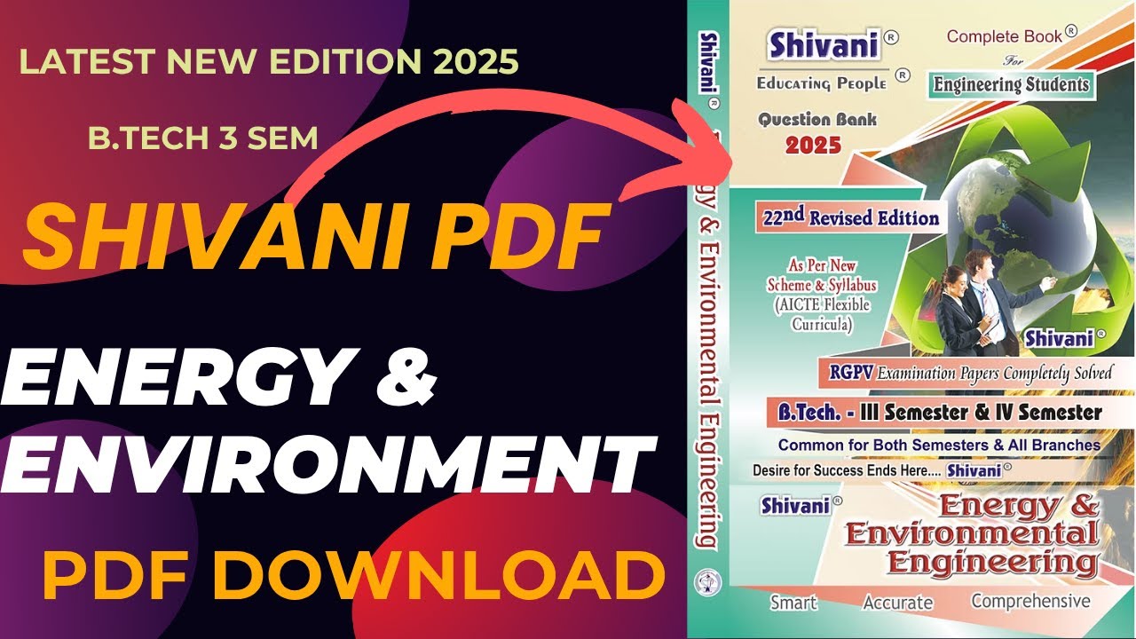 Energy & Environment Engineering (ES- 301) Shivani PDF Download #rgpvshivani #engineering #trending