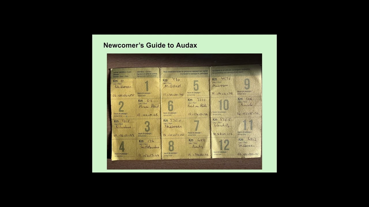 New to Audax? How Navigation and Brevet Cards Work