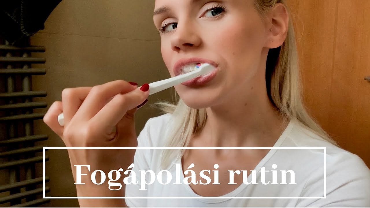 FOGÁPOLÁSI RUTINOM + Q&A | FOGMOSÁS, FOGSELYMEZÉS, ESZKÖZÖK STB...
