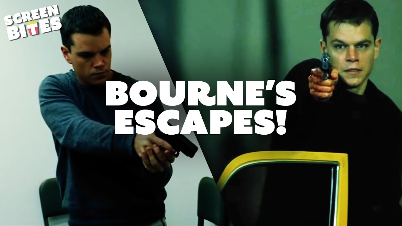 Jason Bourne's Greatest Escapes | The Bourne Supremacy (2004) | Screen Bites