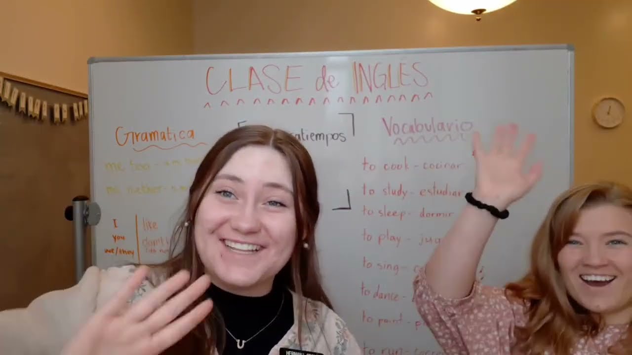 HERMANAS Aprende Clase de Inglés con Gringos FRASES hablan Español Iglesia de Jesucristo Mormones