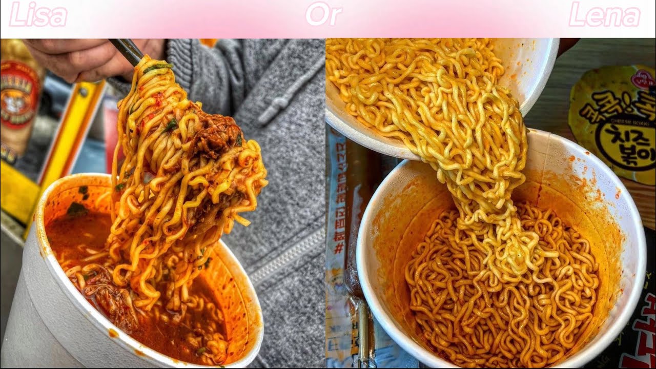 watch this video if you like noodles[LISA OR LENA!]🍜