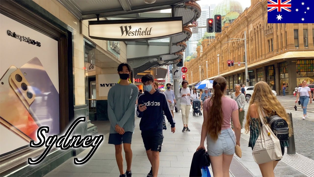 🇦🇺【4K】Sydney Summer Walk - Around Westfield (February 2021)