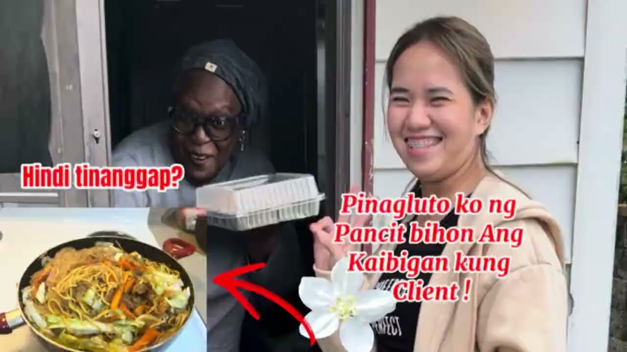 Pinaygirl / Pinagluto ko ng pancit bihon Ang aking client ! Di siya makapaniwala? 