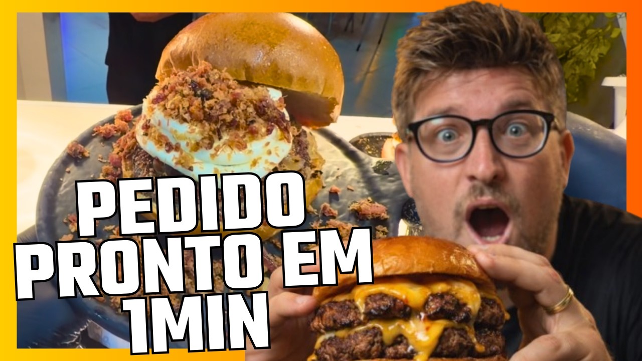 Cozinha Hamburgueria Profissional | Pedidos Saindo Sem Parar 🍔🔥(em menos de 1min)