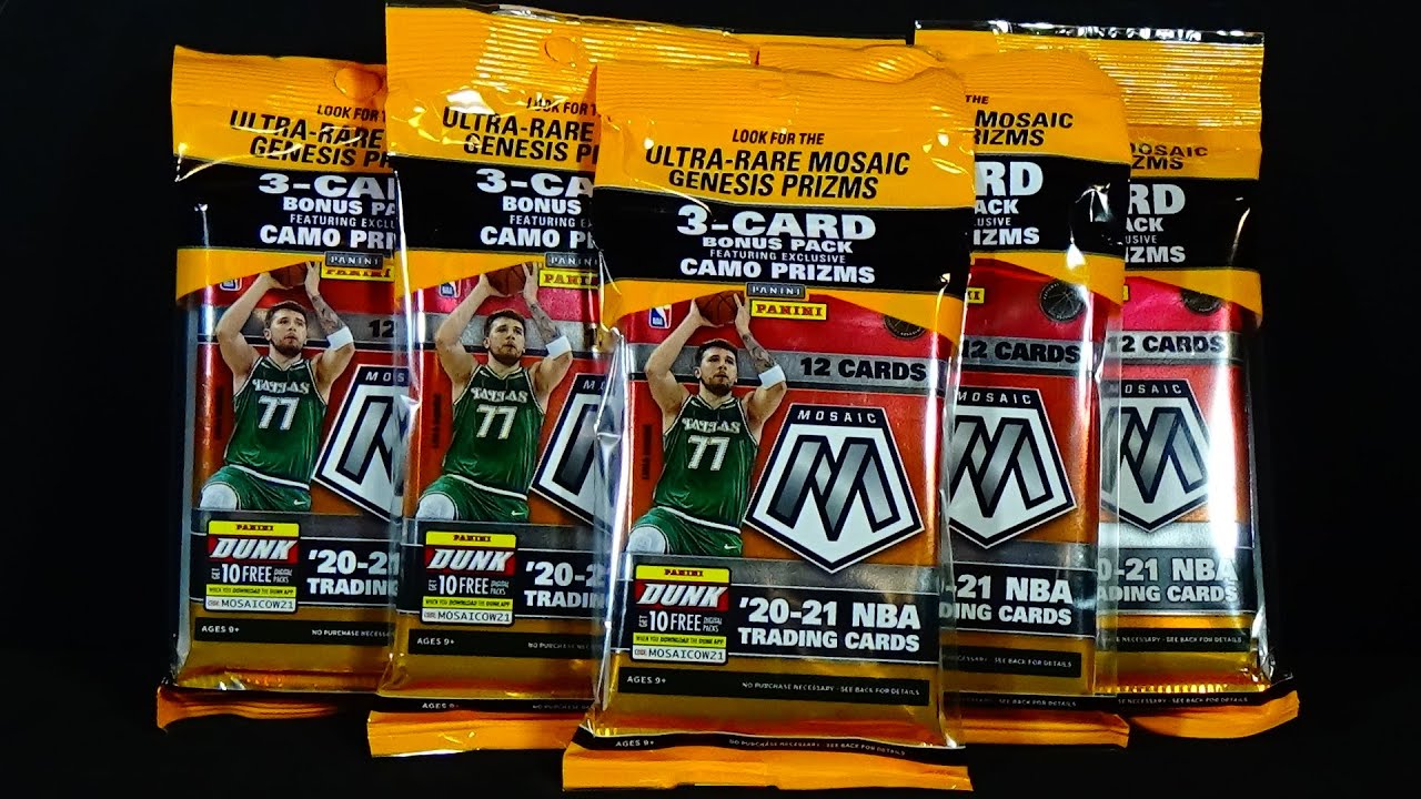 2020-2021 Panini Mosaic Basketball 6 Cello Pack Rip!