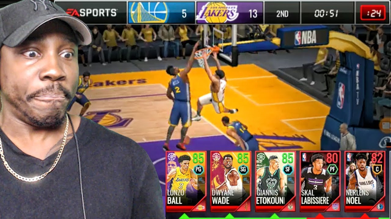 FULL SEASON GAME WITH ALL ELITE LINEUP! NBA LIVE MOBILE 18 EARLY GAMEPLAY! Ep. 6