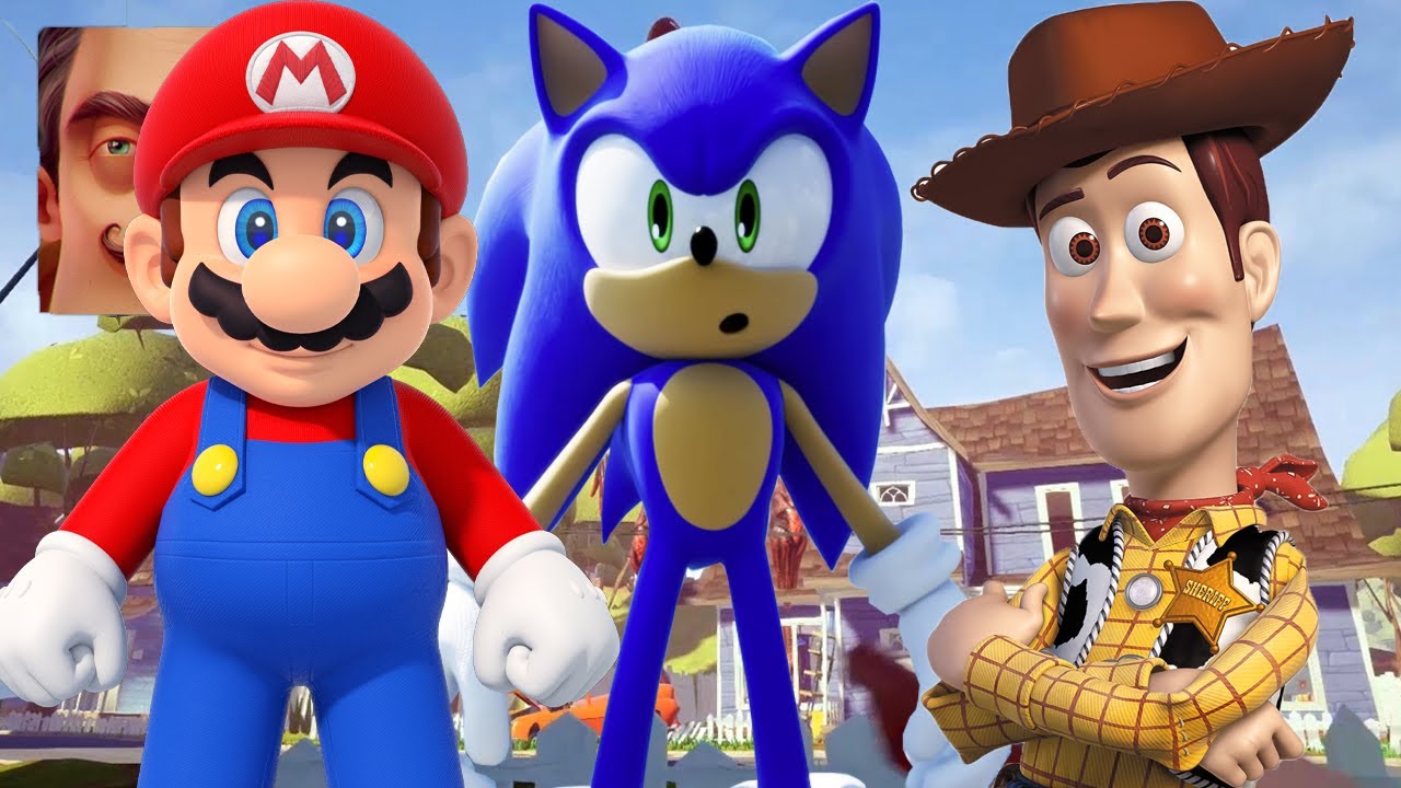 Hello Neighbor - My New Neighbor Mario Woody (Toy Story) Sonic the Hedgehog History Gameplay
