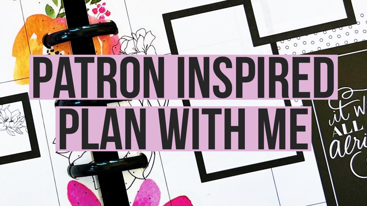 Feb Patron Inspiration Plan With Me | Showcasing Spreads & Choosing 1 for Inspiration! Happy Planner