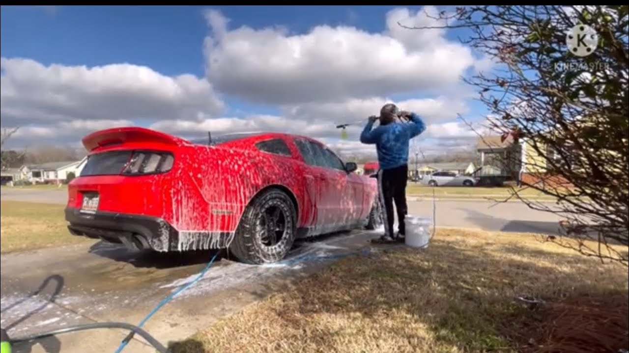 How I Wash And Detail My Red 2011 Mustang Gt