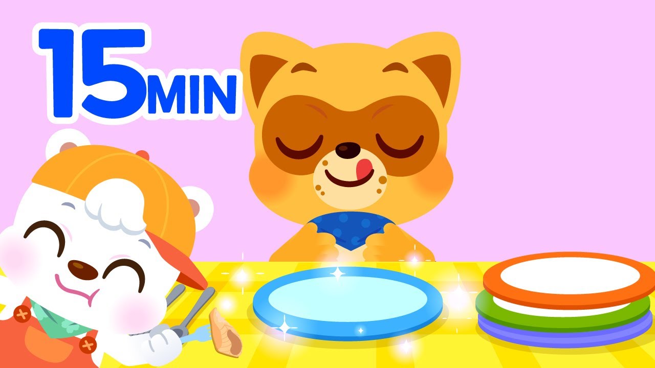 Let's Go Green for the Earth, Vegetables + More 🌎🥪🎵| 15 min Rhymes | For Kids | Healthy Habit Songs