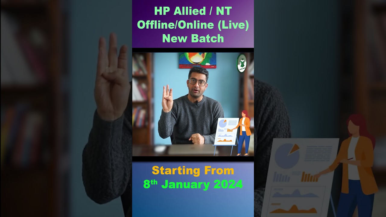 HP Allied/NT | Offline/Live | New Batch | Starting On 8th January 2024