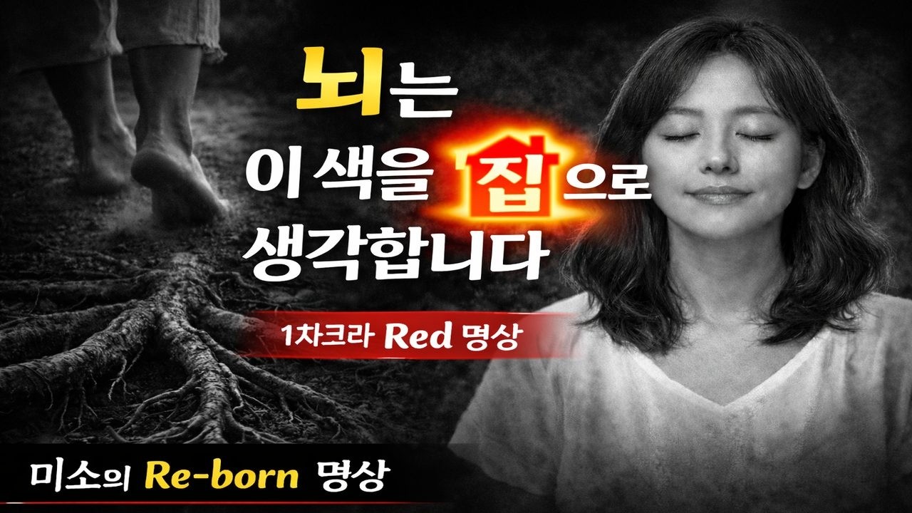 뇌는 이 색을 ‘집’으로 인식합니다 | 1차크라 통합 Red 명상#뇌 #불안#통합 #1차크라 #명상