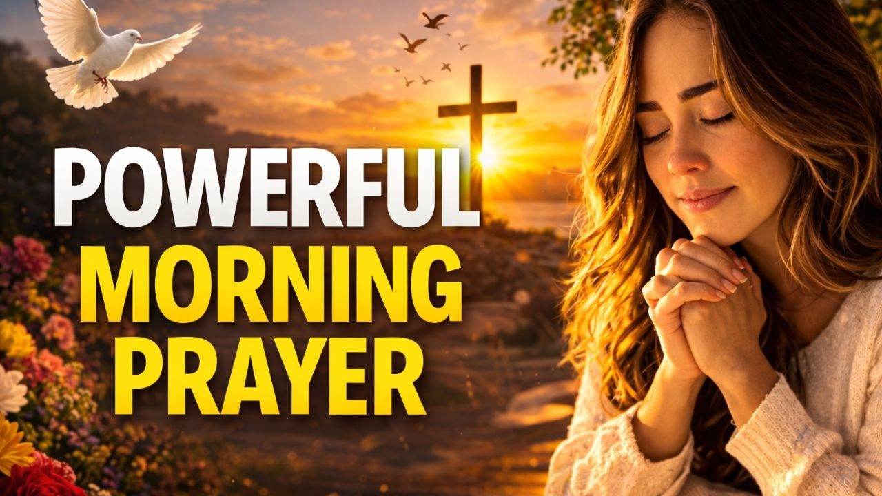 POWERFUL MORNING PRAYER TO START YOUR DAY WITH GOD | Receive Peace, Strength and Protection
