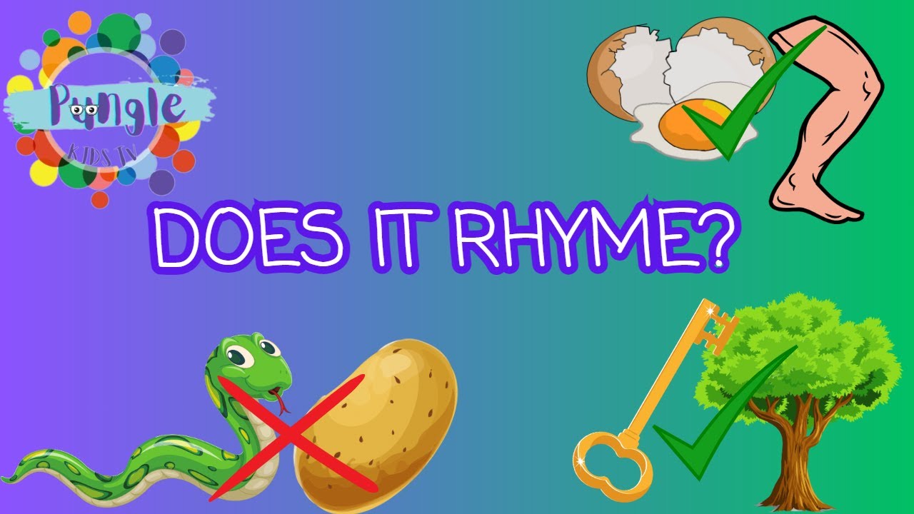 DOES IT RHYME?! | Learning rhyming words for kids!