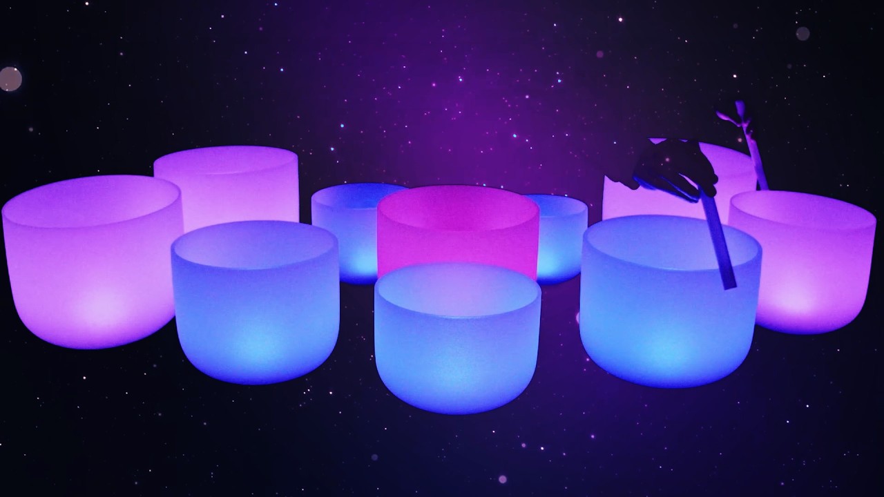 Let Go Of All Tension - Crystal Bowls Healing Sounds 432Hz Soundbath