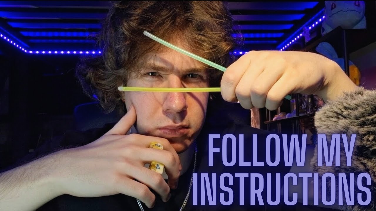 ASMR 15 Minutes Of Instructions To Get You To Sleep ⏰😴