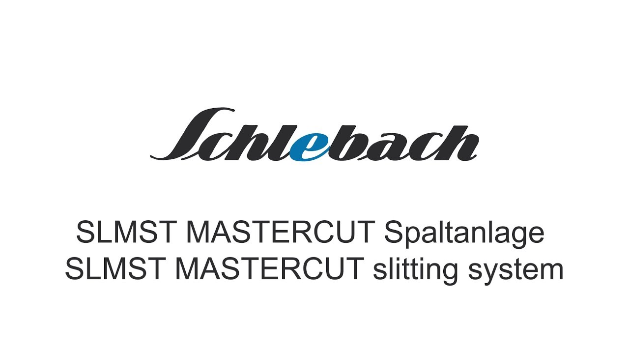 Schlebach MASTERCUT Spaltanlage