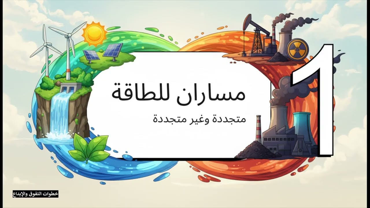 مصادر الطاقة مفهومها  وانواعها