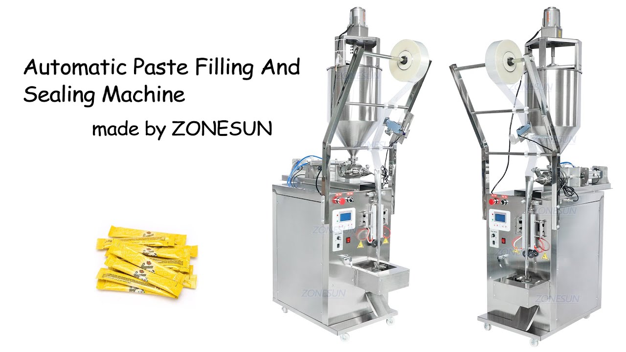 How To Use& Install ZS-GFGT50 Automatic Paste Filling And Sealing Machine