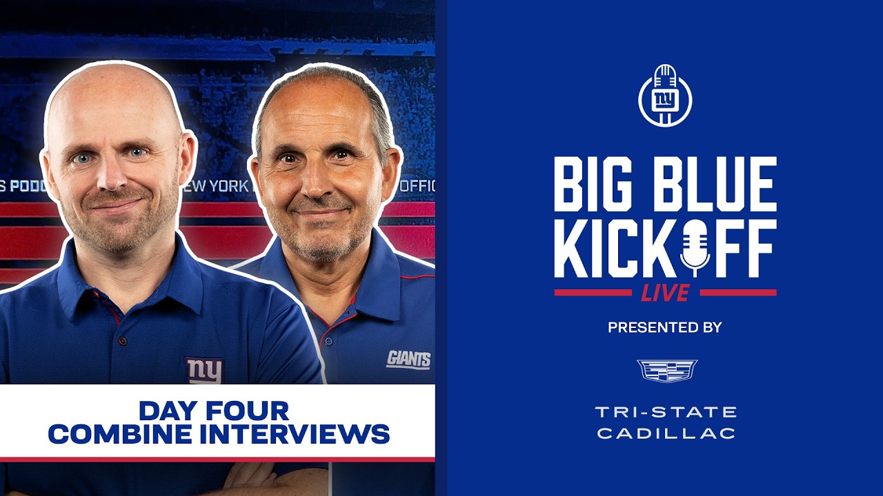 Day Four Combine Interviews | Big Blue Kickoff Live | New York Giants