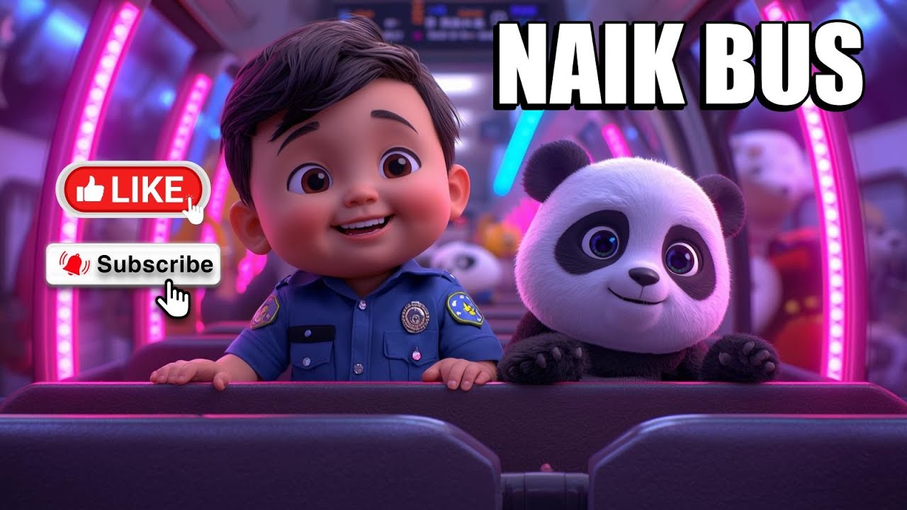 Naik Bus | Lagu Anak - Anak Indonesia | Visual 3D Animasi
