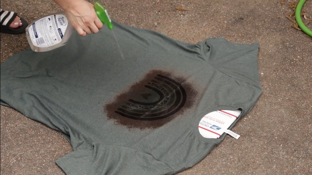 HOW TO BLEACH A SHIRT AFTER SUBLIMATION | DIY BLEACH SHIRT
