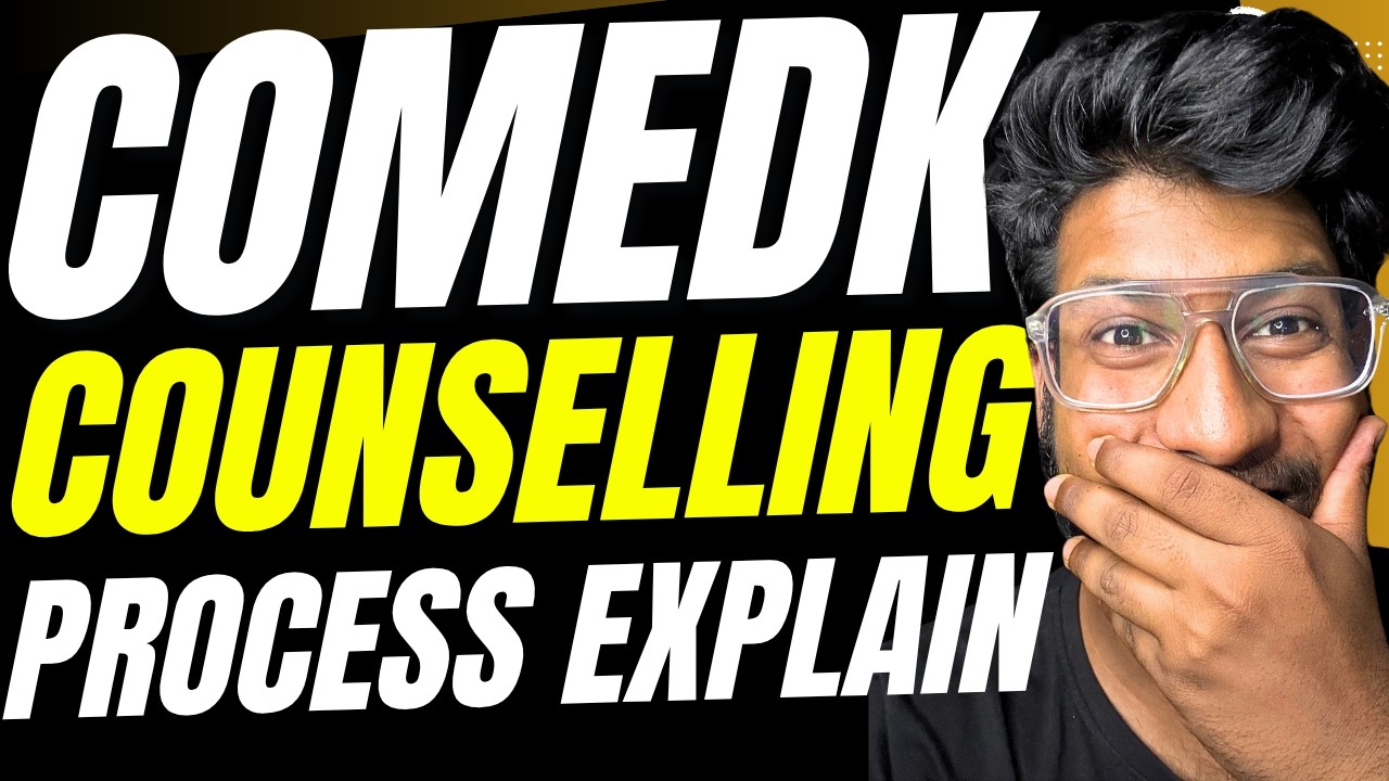 COMEDK 2026 | COMEDK Counselling Process Step by Step | Colleges with low marks!
