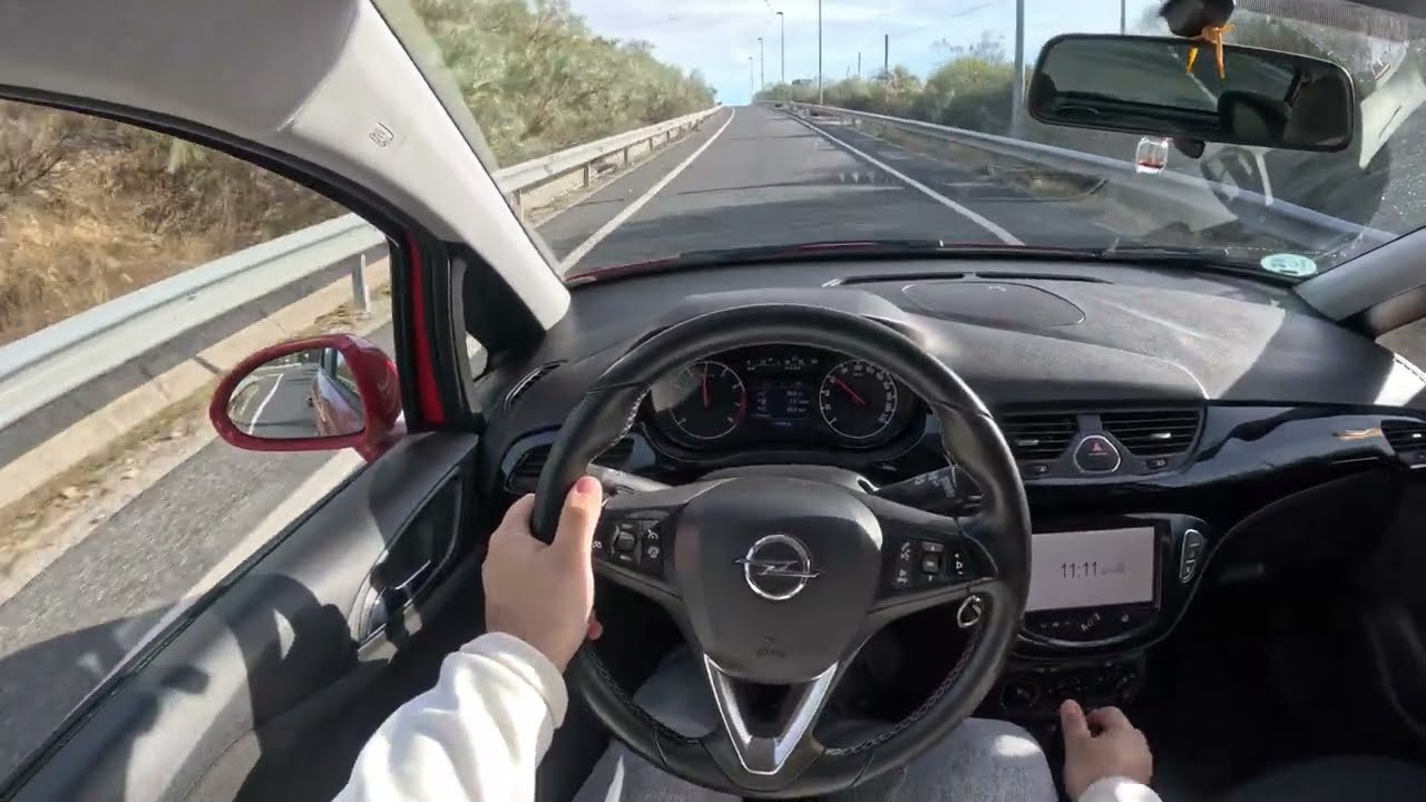 2015 Opel Corsa E 1.4 Ecotec (90 HP) POV Test Drive Nº 6 | 0-100 and 80-120 km/h test