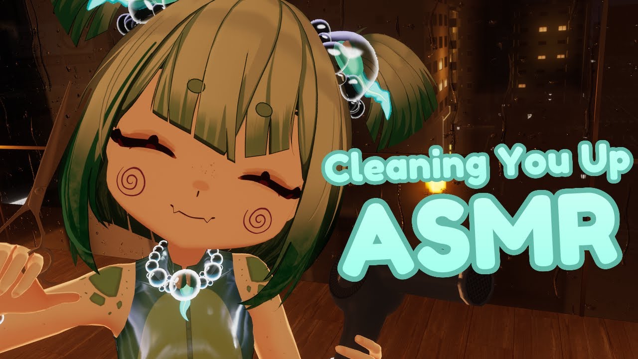 ASMR Little Sister Cleans You Up After Rain【VRChat】