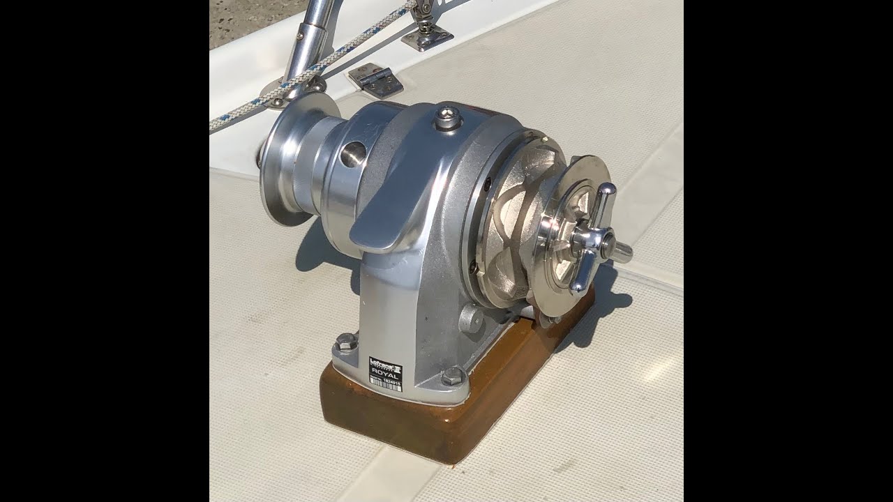 Lofrans Manual Windlass on an Ericson 32 3 Sailboat