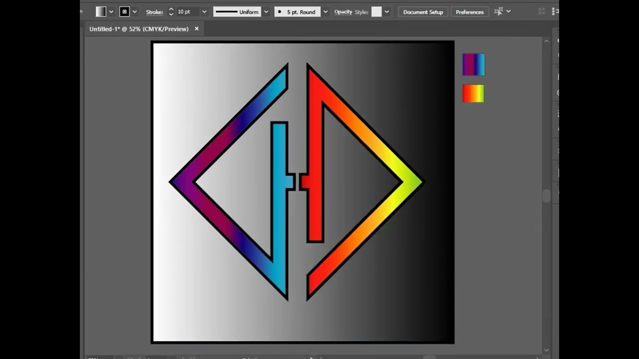 How to create simple design | Adobe illustrator | Muneeb Graphic's