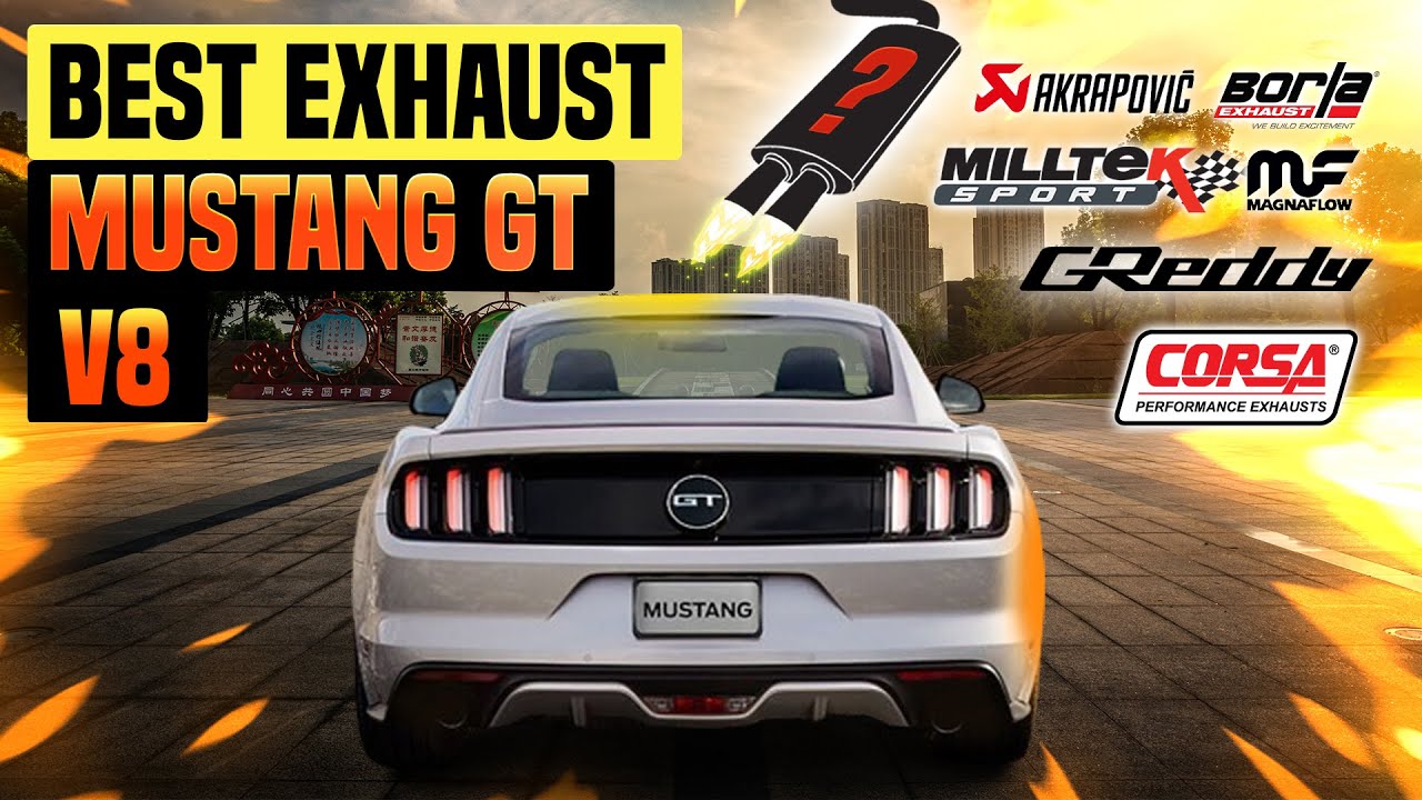 Ford Mustang GT Exhaust Sound V8 🔥 Review,Upgrade,Mods,Roush,Borla,Corsa,Akrapovic,Armytrix,Hooker+