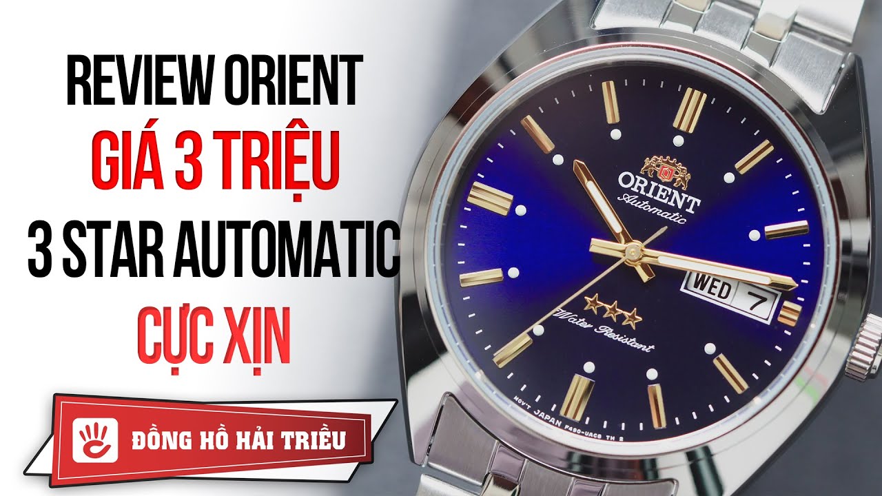 Đồng Hồ Orient Automatic 3 Star RA-AB0E08L19B Cực Đẹp
