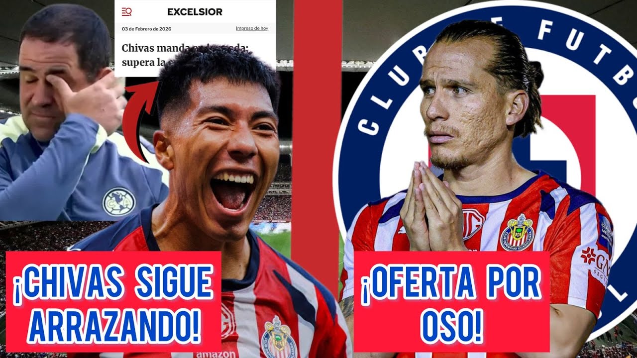 CHIVAS SUMA OTRO ÉXITO | CRUZ AZUL por el OSO GONZÁLEZ
